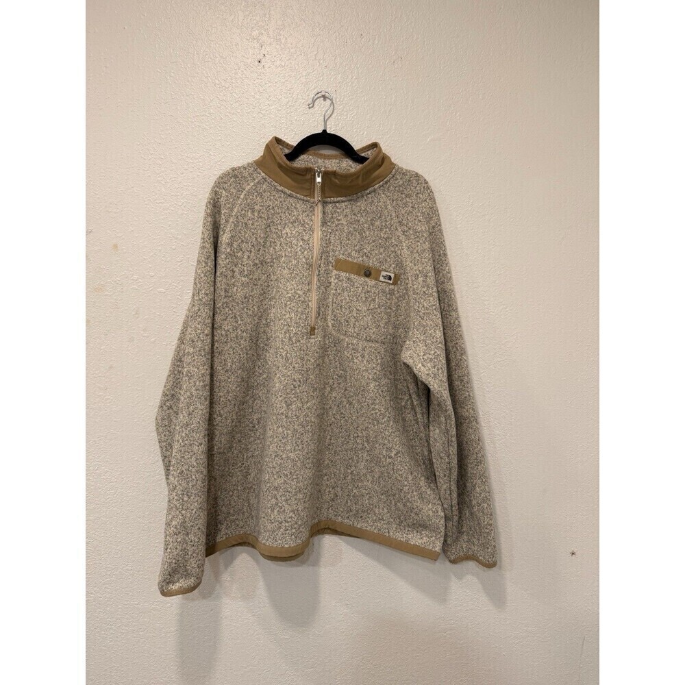 The North Face Gordon Lyons Quarter ¼ Zip Men’s Knit Fleece Sweater  Sz XXL